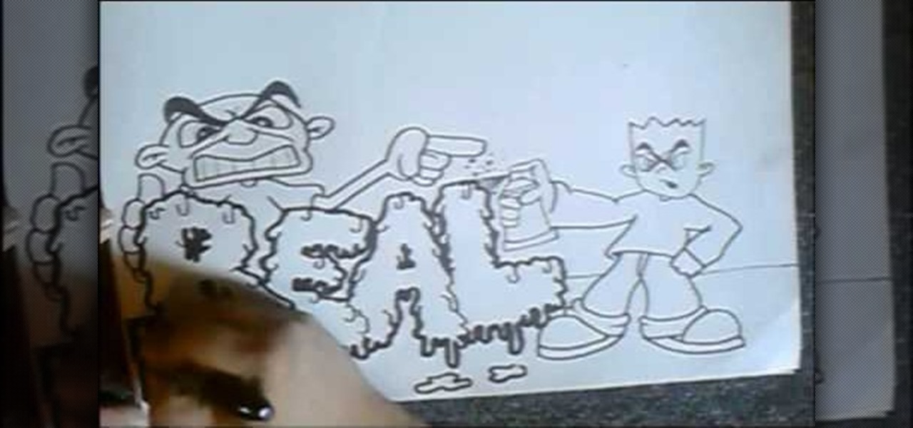 1280x600 how to draw graffiti letters graffiti urban art wonderhowto - Drawing Graffiti Letters