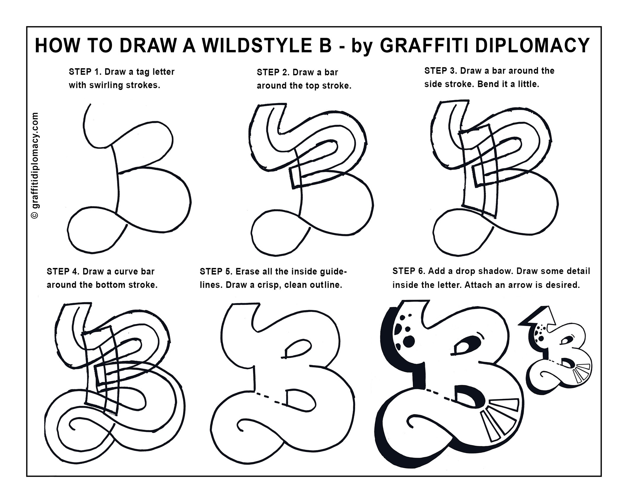 How To Draw Graffiti Step By Step