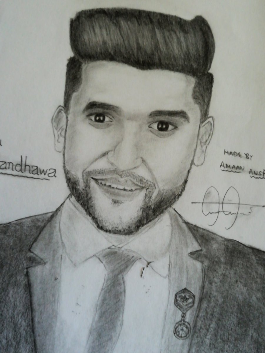 901x1200 fan made art of guru randhawa - Drawing Guru