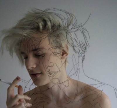 400x369 Drawing Boy Blonde Tumblr - Drawing Guy