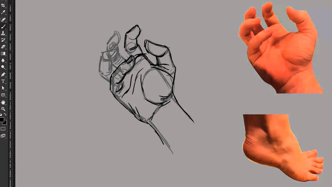 1280x720 Hands And Feet Drawing Tutorial - Drawing Hands And Feet