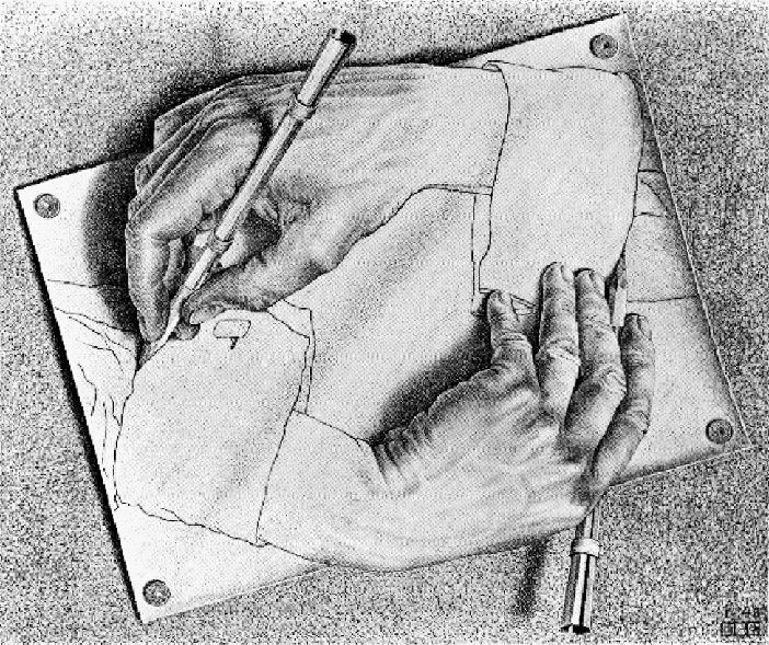 Drawing Hands Escher at Explore collection of