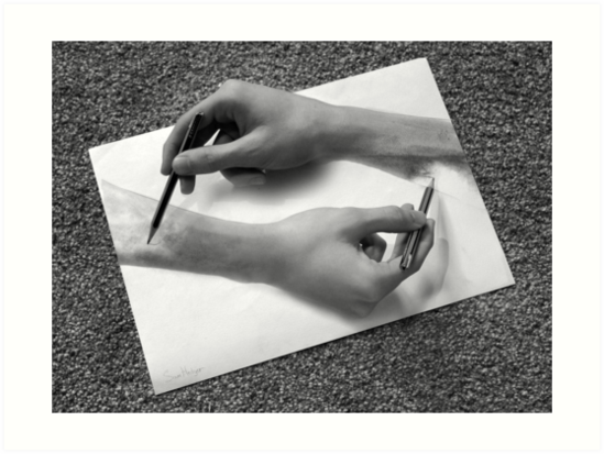 549x413 mc escher - Drawing Hands Escher