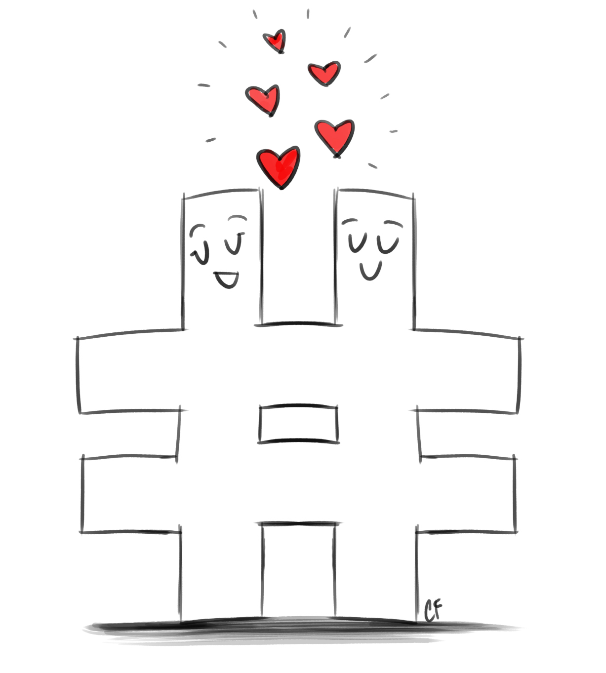 Drawing Hashtags at Explore collection of Drawing