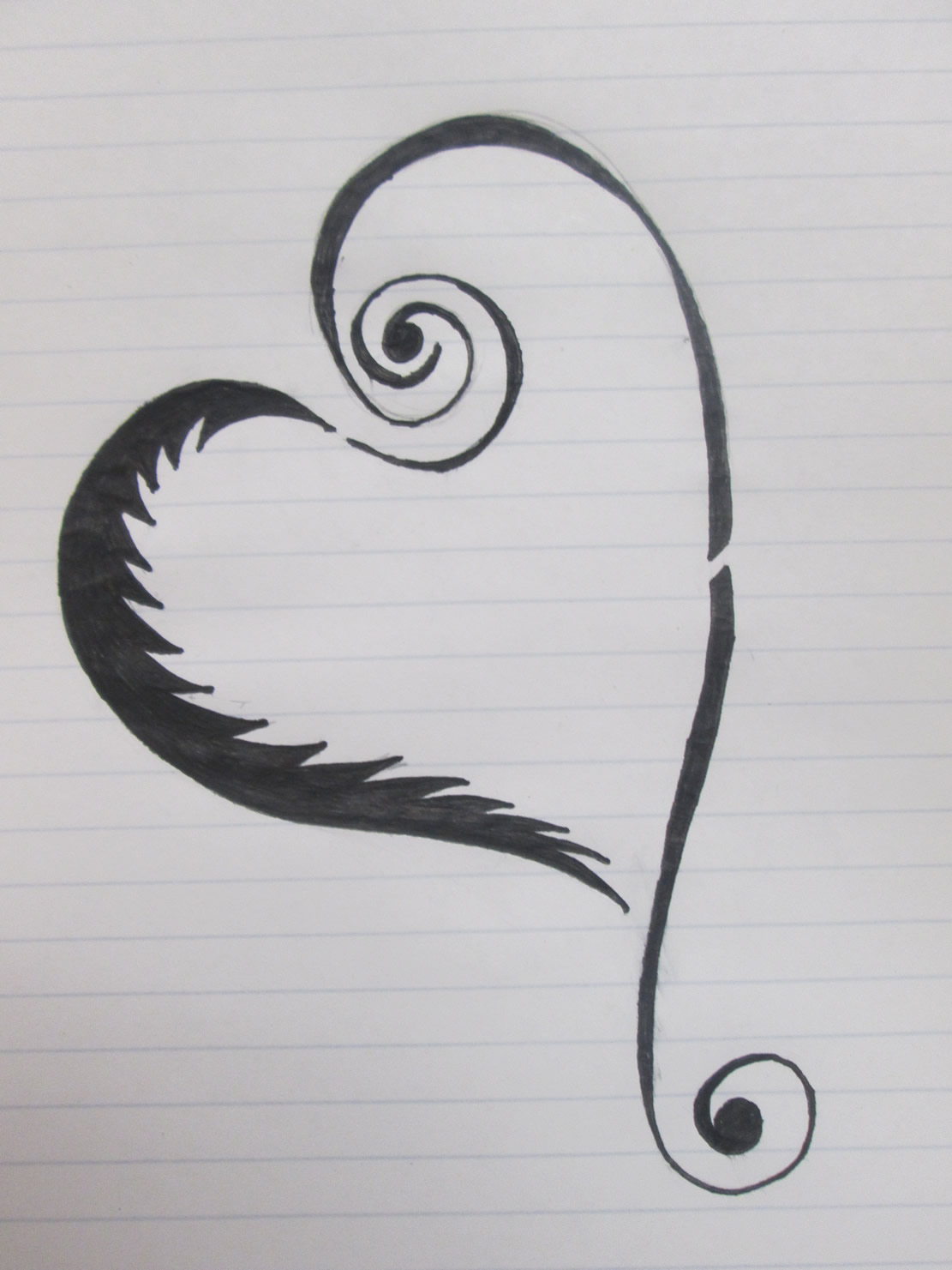 1111x1481 Heart Drawings - Drawing Heart