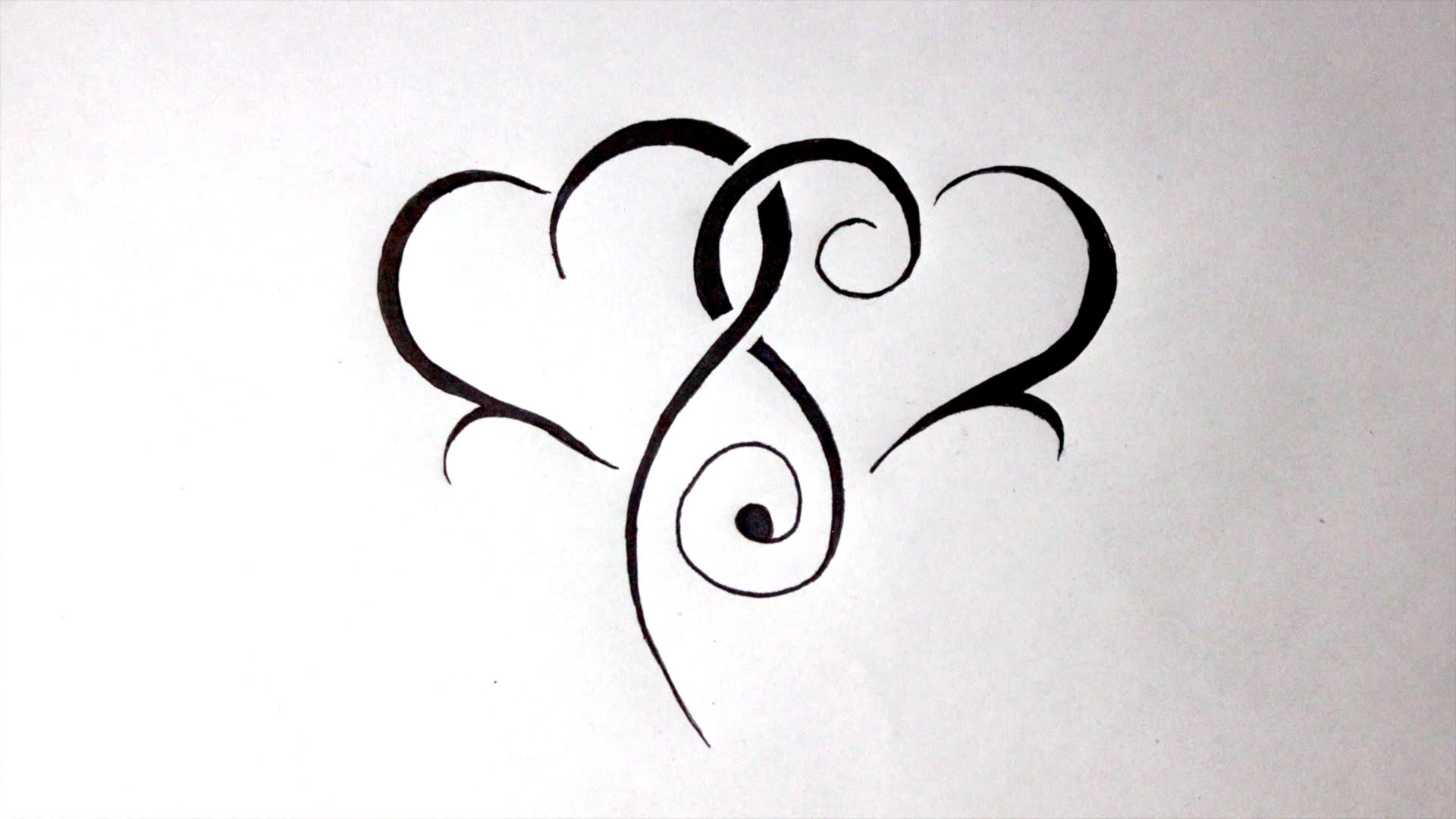 1920x1080 Tape Drawing Heart For Free Download - Drawing Heart