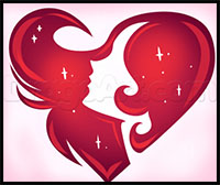 200x168 How To Draw Hearts With Flames, Wings, Arrows With Easy Step - Drawing Heart