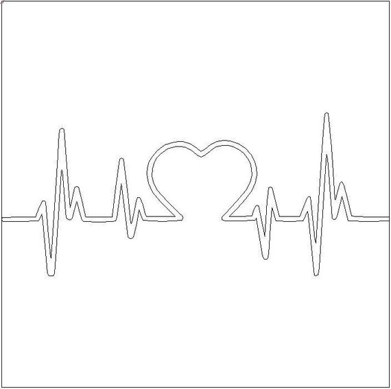 570x568 Your Drawing Heart Heart Engraving Etsy - Drawing Heart