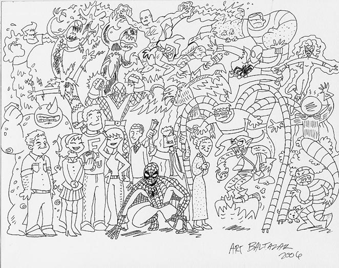 662x523 super hero drawings - Drawing Hero