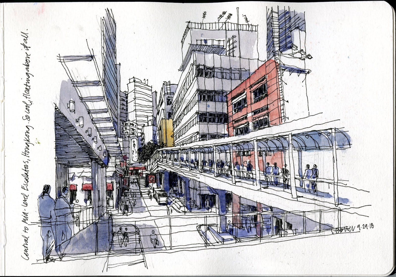 1600x1119 asialink first stop hong kong urban sketchers - Drawing Hk