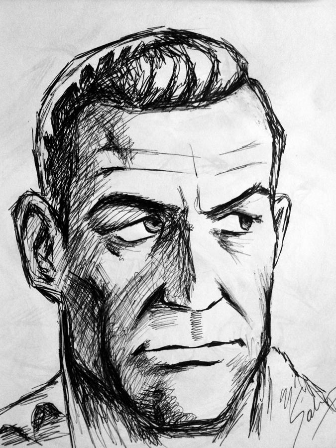 675x900 hollywood hero drawing - Drawing Hollywood