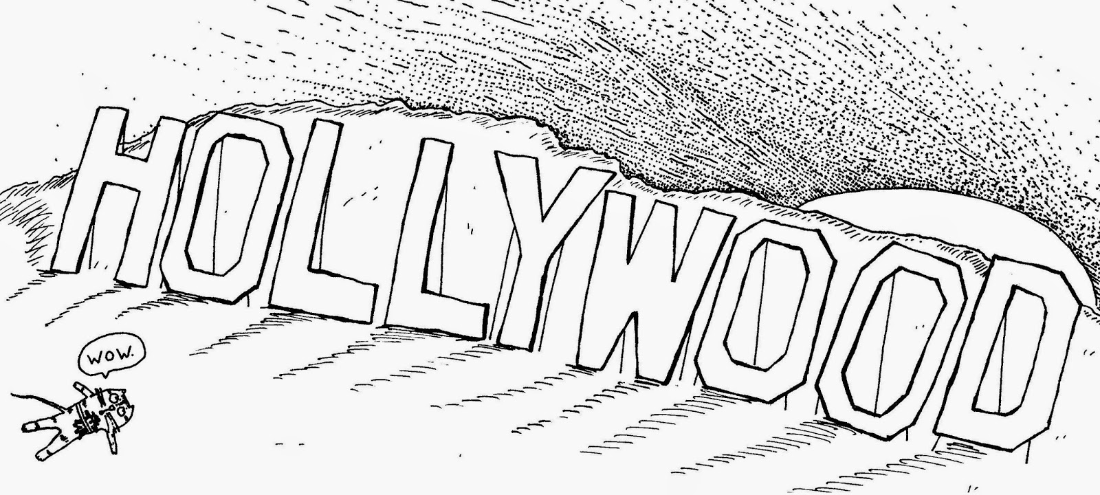 Drawing Hollywood at PaintingValley.com | Explore collection of Drawing ...