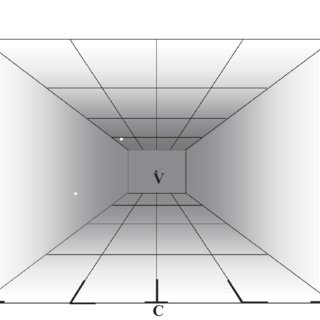 320x320 perspective drawing illustrating the model tested in experiment - Drawing Horizontal Line