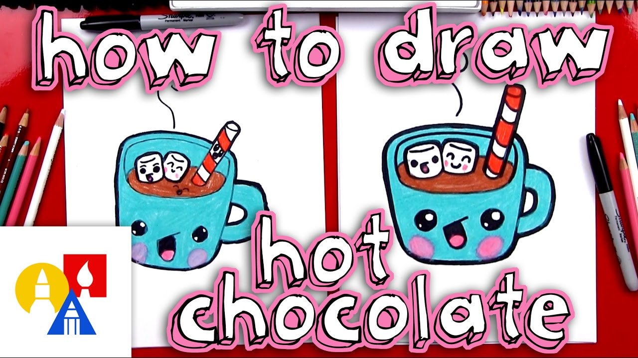 1280x720 How To Draw Cartoon Hot Chocolate - Drawing Hub