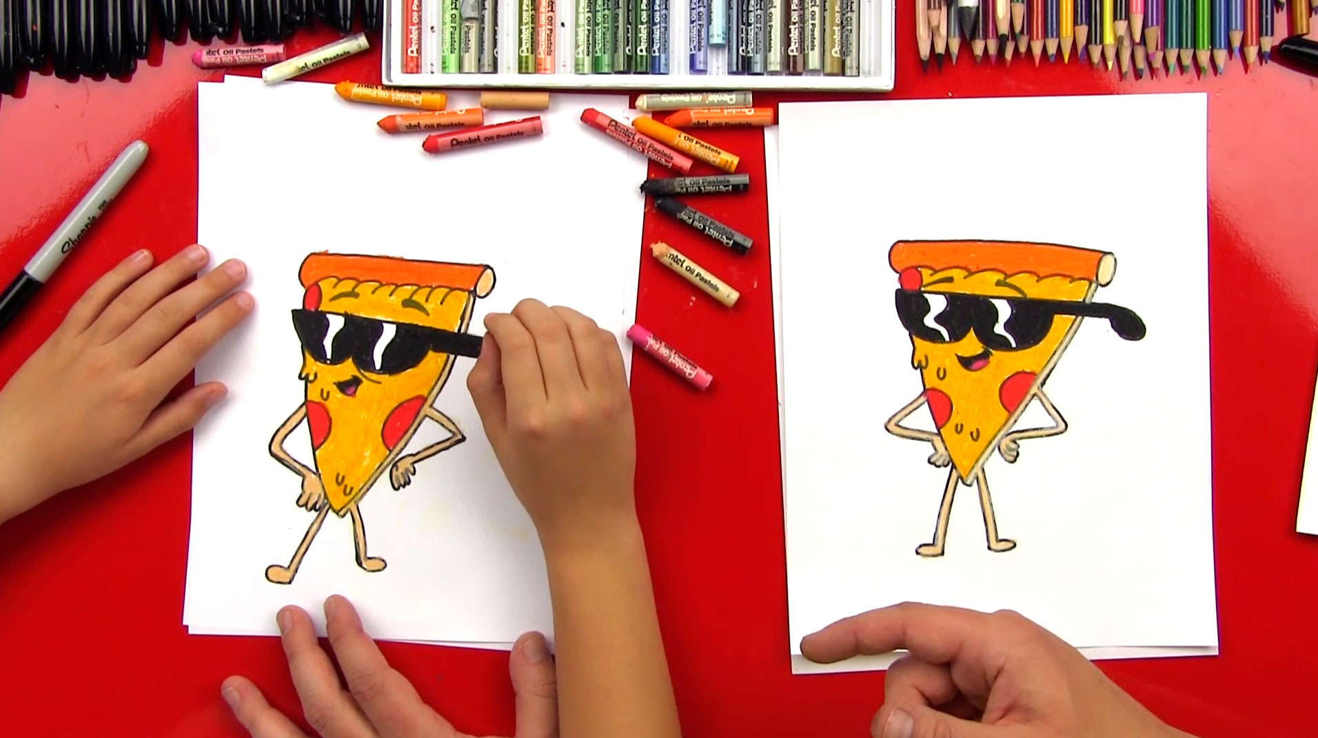 1912x1072 How To Draw Pizza Steve - Drawing Hub