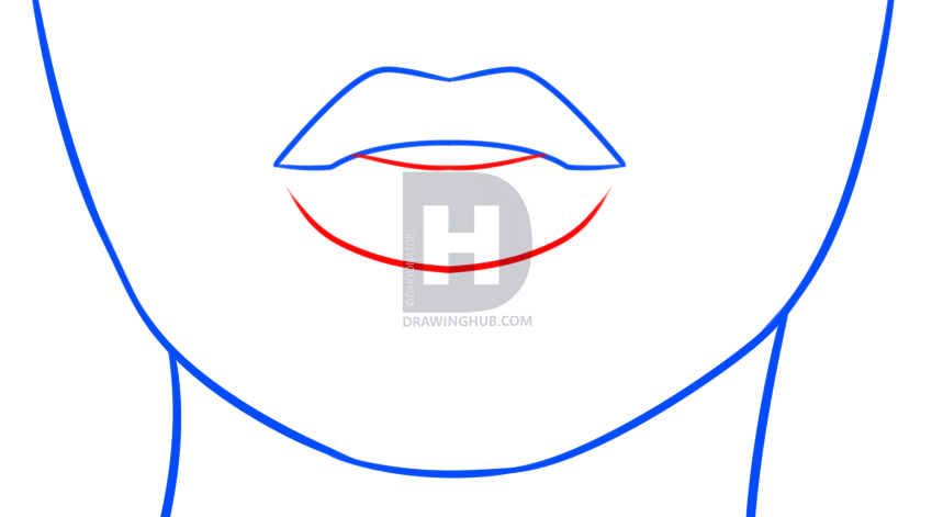 859x471 How To Draw Realistic Lips, Step - Drawing Hub
