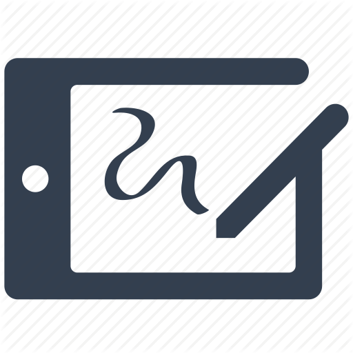 512x512 Drawing, Graphic, Pencil, Tablet Icon - Drawing Icon