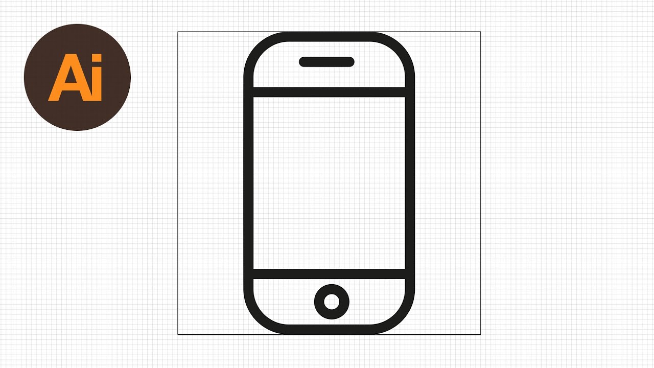 1280x720 Learn How To Draw Vector Icons In Adobe Illustrator Dansky - Drawing Icon Vector