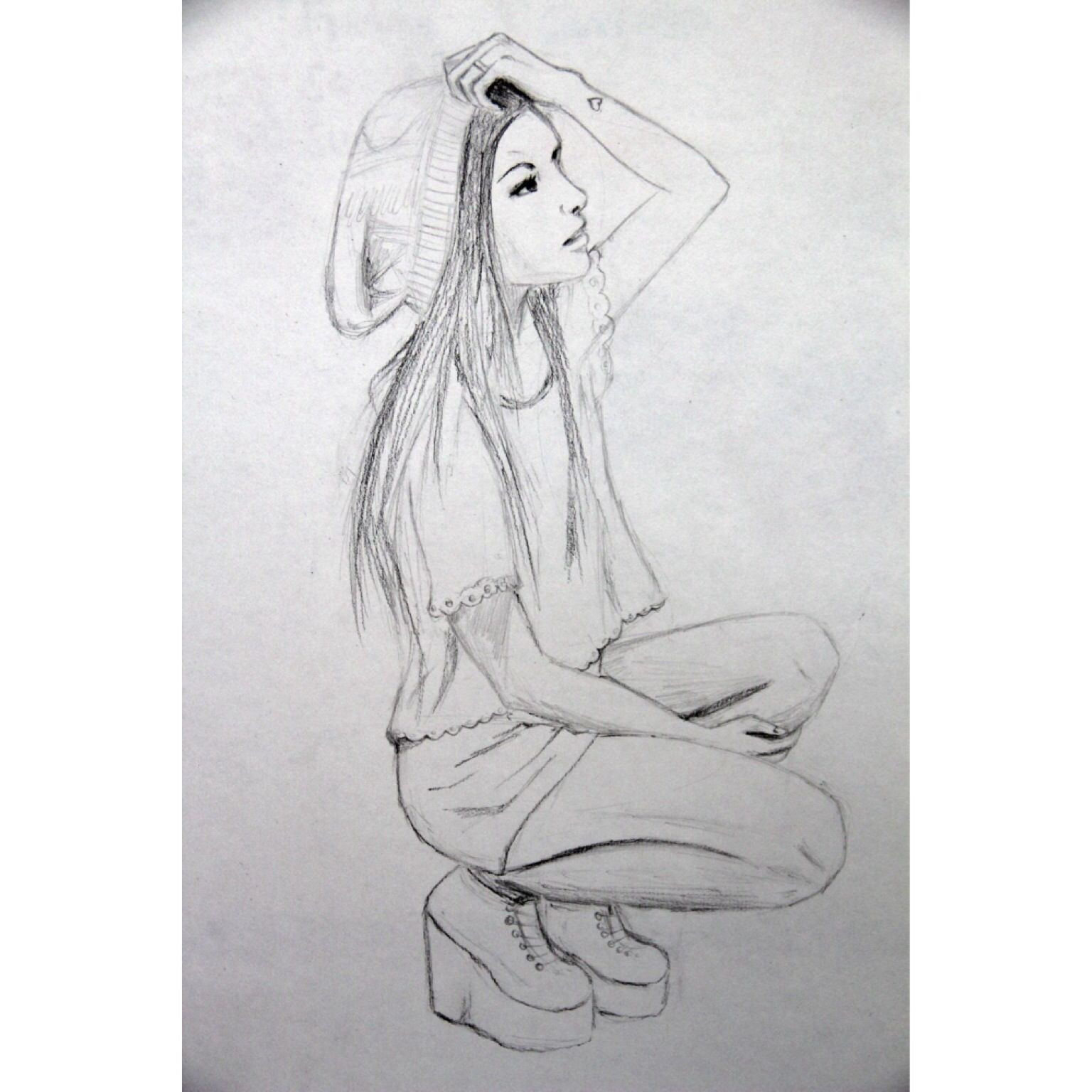 Featured image of post Sketch Drawing Ideas For Girls