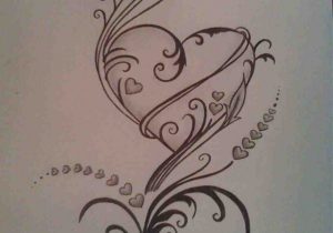 300x210 Drawing Ideas Easy Love - Drawing Ideas For Your Boyfriend