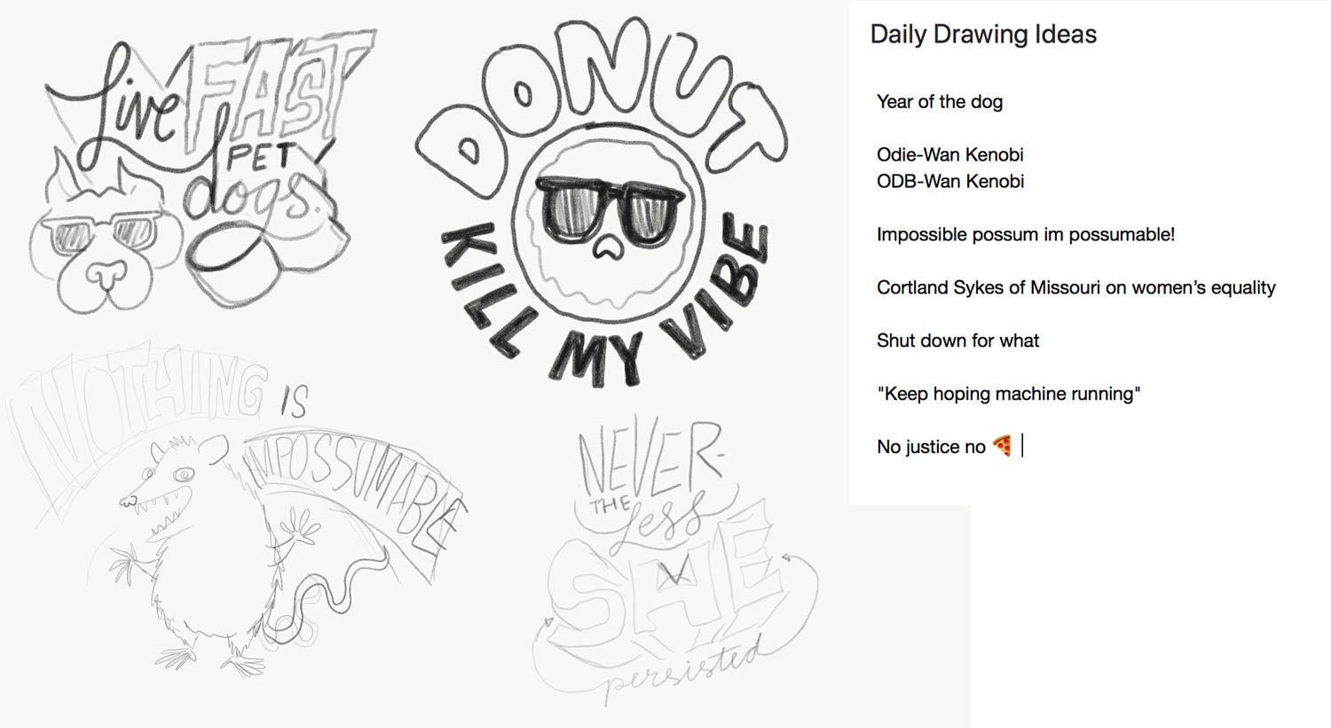 1500x821 how to fast track your art career with an everyday project - Drawing Ideas List