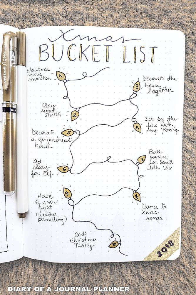 667x1000 Amazing Winter Bullet Journal Theme Ideas To Try This Season - Drawing Ideas List