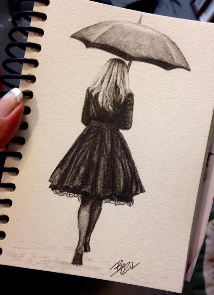 695x960 Pencil Drawing Ideas Under My Umbrella Sketches - Drawing Ideas Pinterest