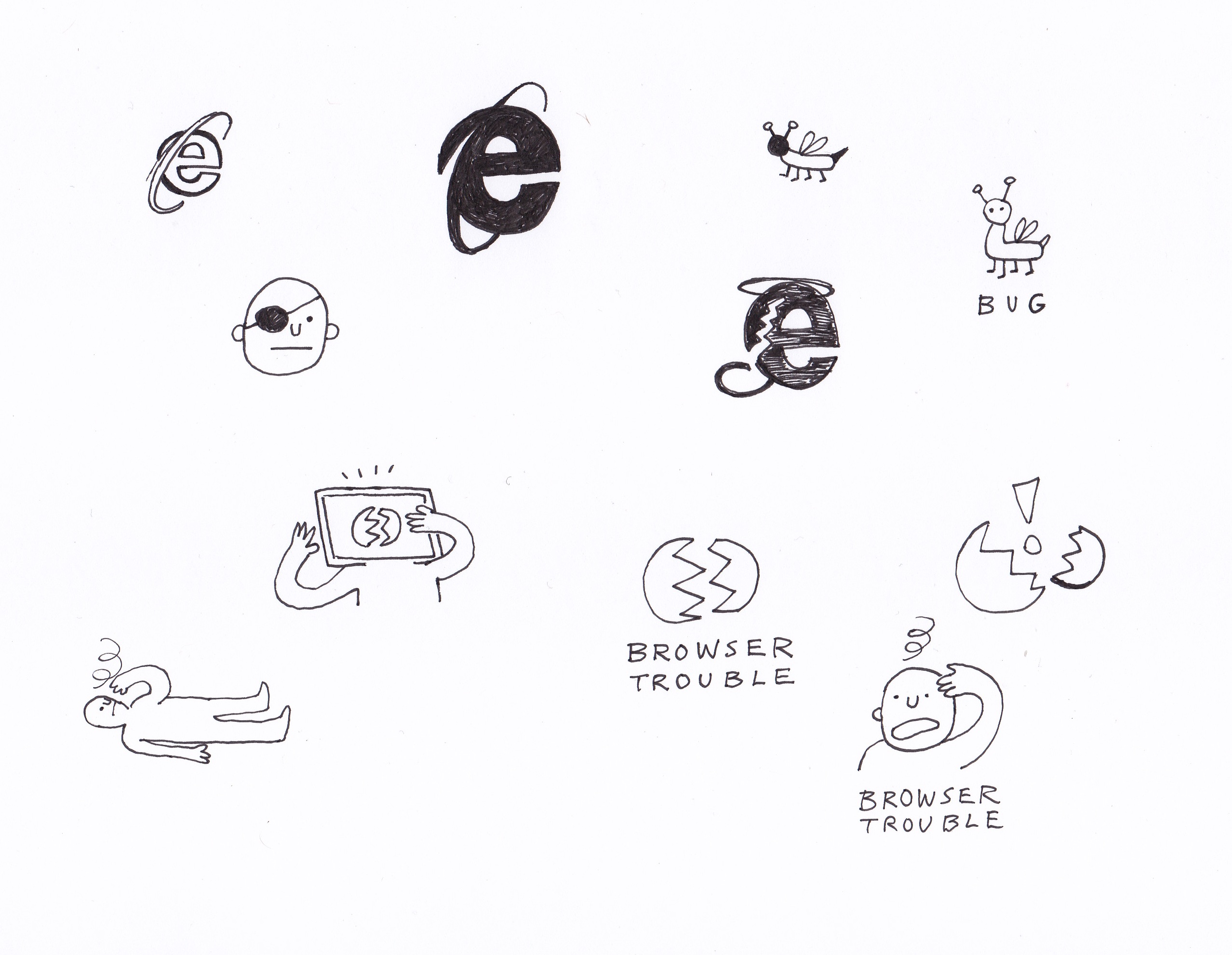 2556x1982 drawing trouble signal v noise - Drawing In Browser