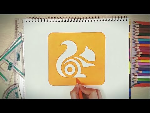480x360 How To Draw The Uc Browser Logo - Drawing In Browser