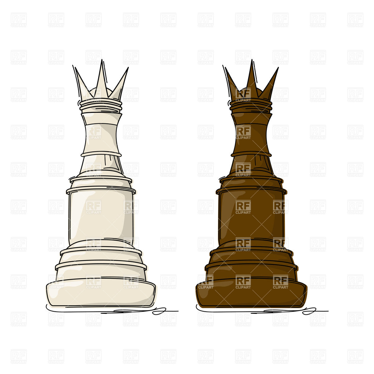 1200x1200 Chess King Drawing Vector Image Of Sport And Leisure Lirch - Drawing In Chess