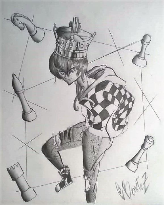 578x720 Drawing - Drawing In Chess