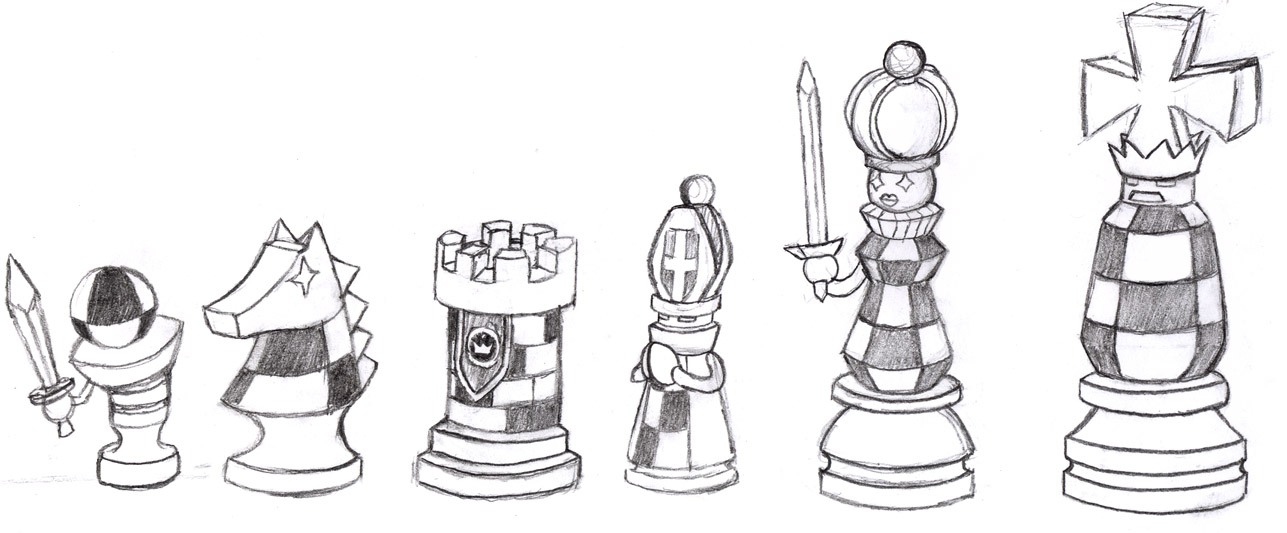 1287x533 chess drawing, pencil, sketch, colorful, realistic art images - Drawing In Chess