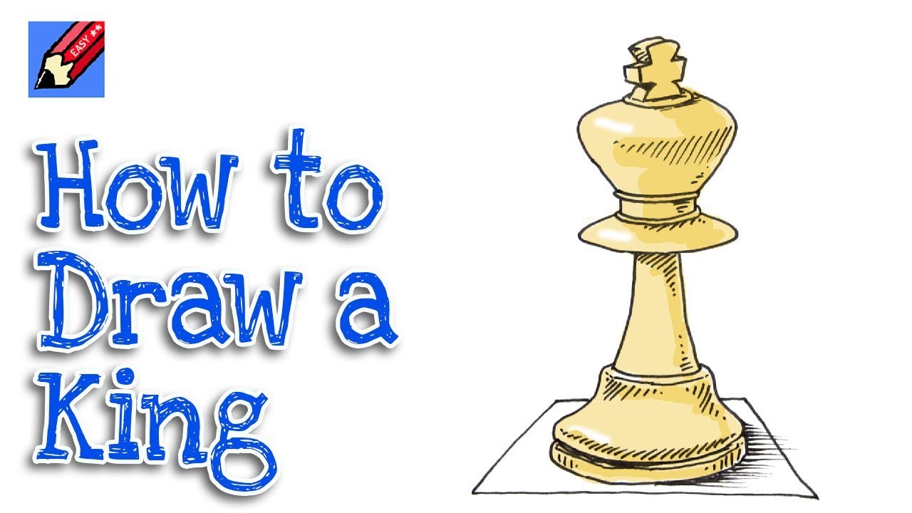 1280x720 How To Draw A Chess King Real Easy - Drawing In Chess
