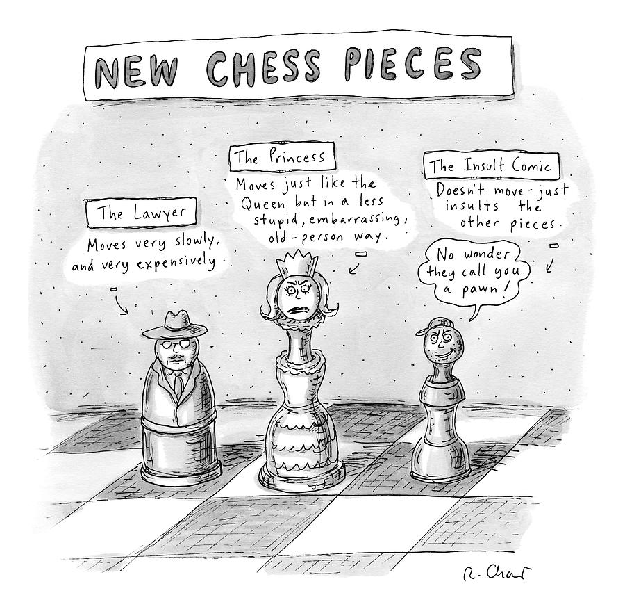 900x876 three chess pieces are seen on a chess board - Drawing In Chess
