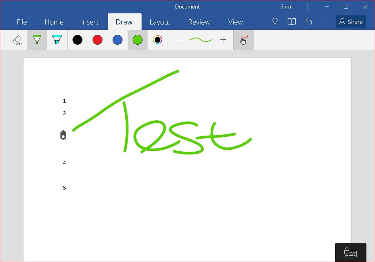 1200x838 Word Mobile Updated With New Drawing Tool, People App With History - Drawing In Microsoft Word