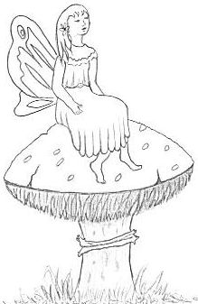 219x337 Fairy Coloring Pages - Drawing In Pages