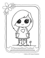 190x246 hi draw so cute fans, get your free coloring pages of my draw so - Drawing In Pages