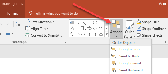 578x255 how to layer objects in a powerpoint presentation - Drawing In Powerpoint