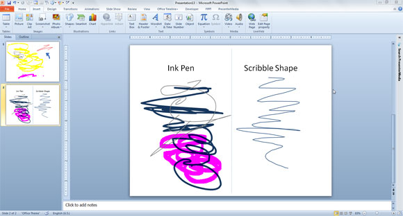 580x312 powerpoint drawing tools deve drawing - Drawing In Powerpoint