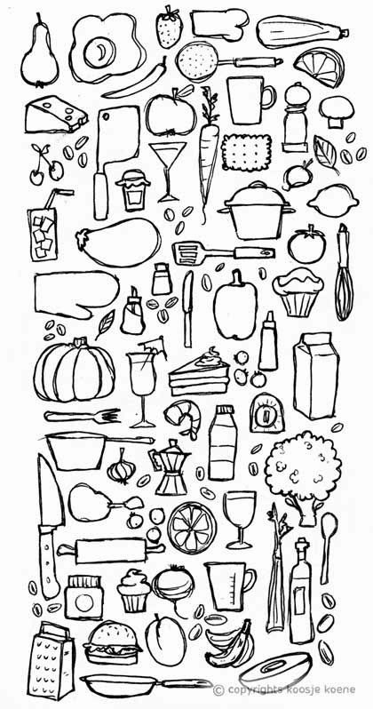 420x798 Learn To Draw Food!! Koosje Koene Illustrations - Drawing In Spanish