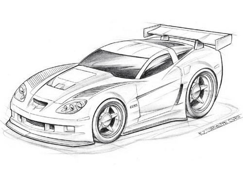 500x375 draw fast cars quickly racing cars street racing cars - Drawing In The Car