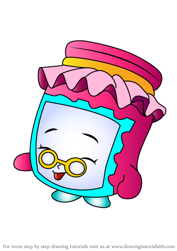 565x800 learn how to draw gran jam from shopkins - Drawing Jam