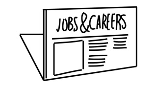 320x180 news paper jobs line drawing illustration animation trasnparent - Drawing Jobs