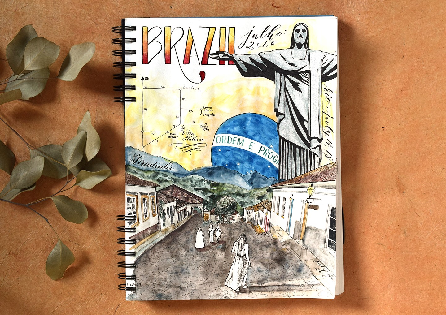 1440x1018 how to make a sketchbook journal - Drawing Journal