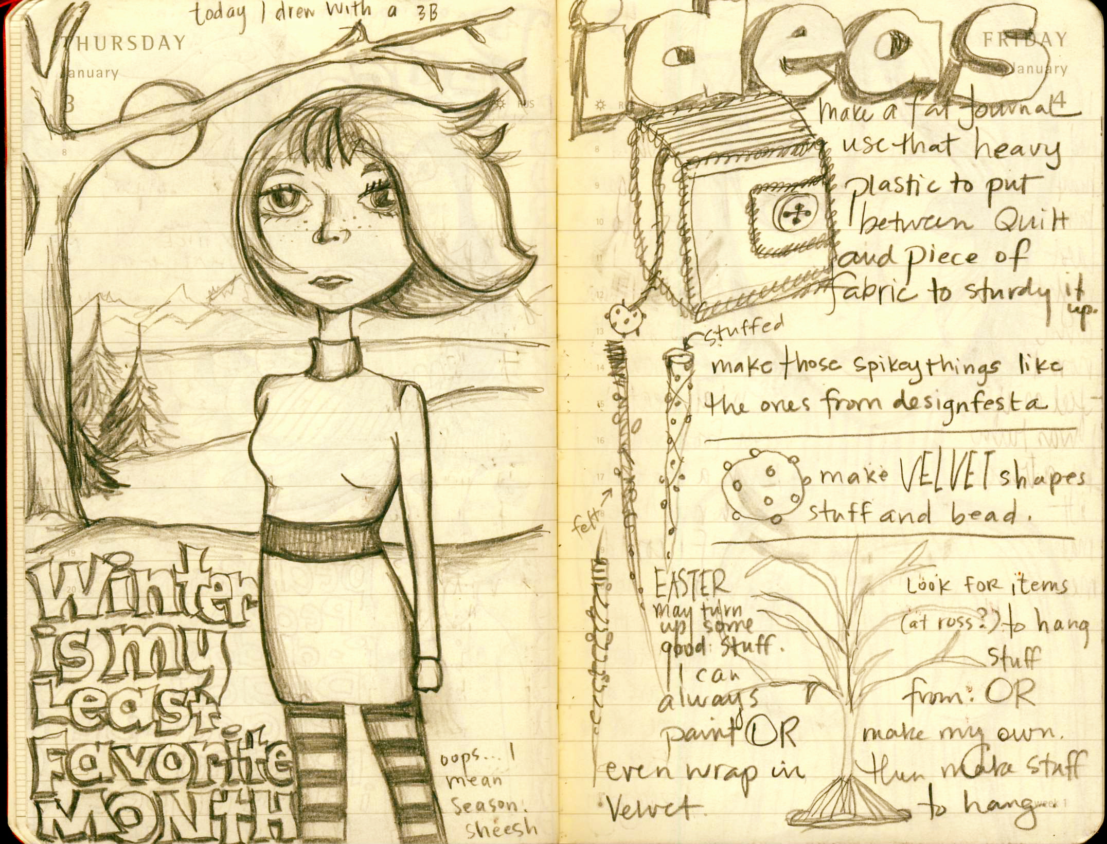 2152x1642 Teesha Moore Drawing Journals - Drawing Journal