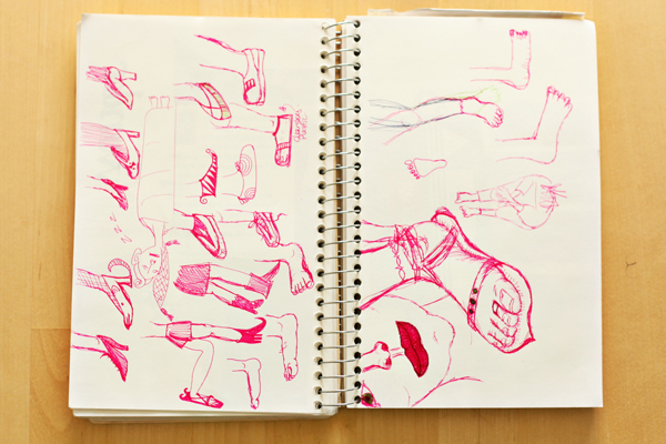 600x400 art journaling doodle drawings - Drawing Journal