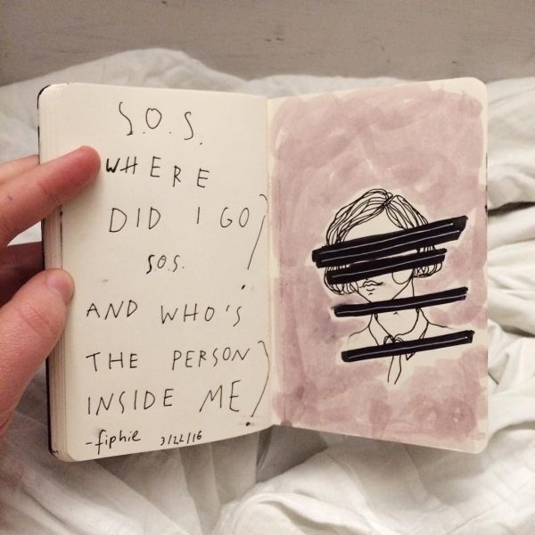 600x600 art journals tumblr art journal writing drawing paint - Drawing Journal