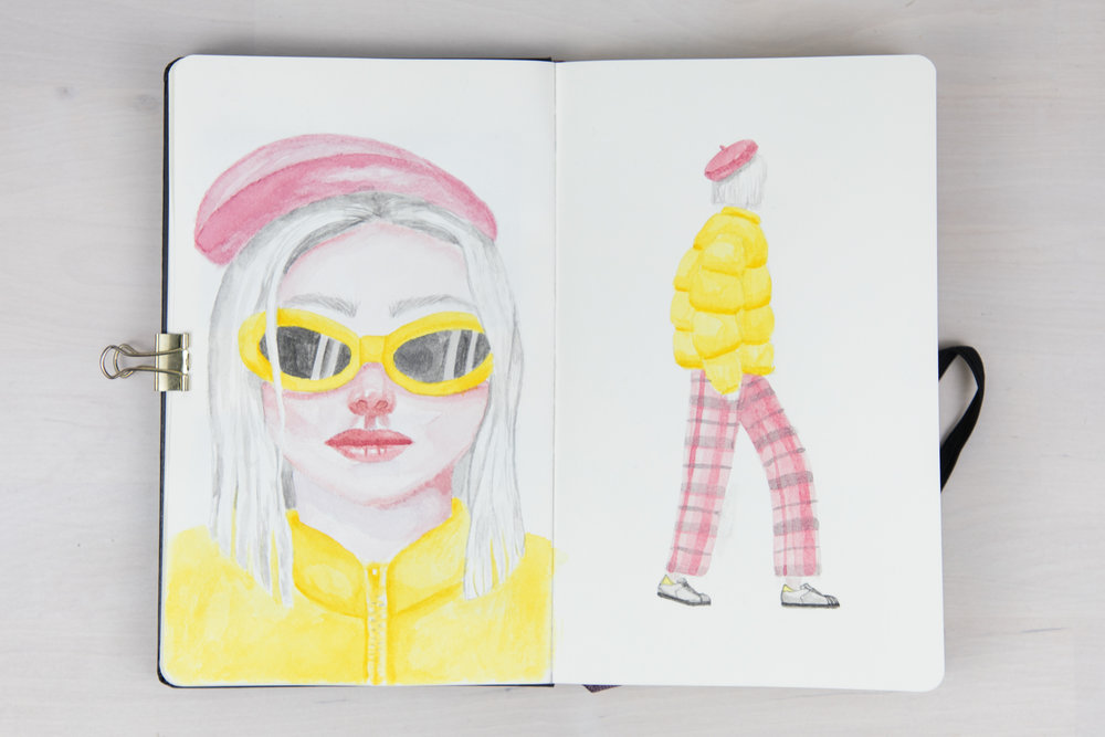 1000x667 art journal - Drawing Journal