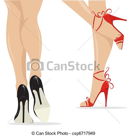 438x470 woman legs in fashion shoes - Drawing Legs And Shoes