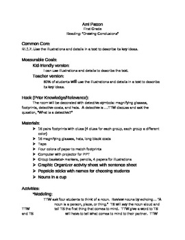 270x350 drawing conclusions evaluation lesson plan - Drawing Lesson Plans